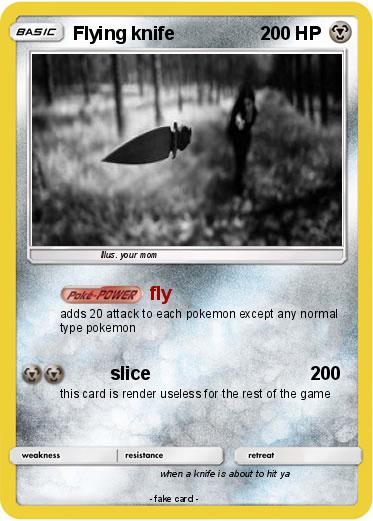 Pokemon Flying knife