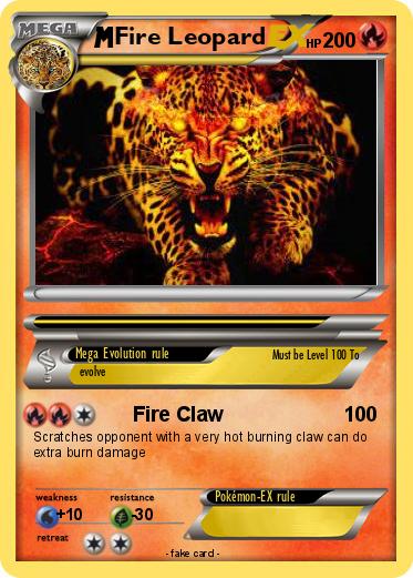 Pokemon Fire Leopard