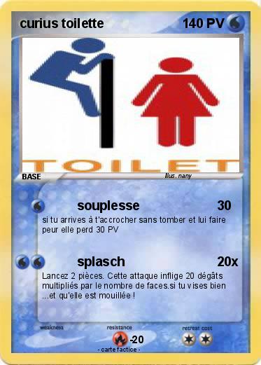 Pokemon curius toilette