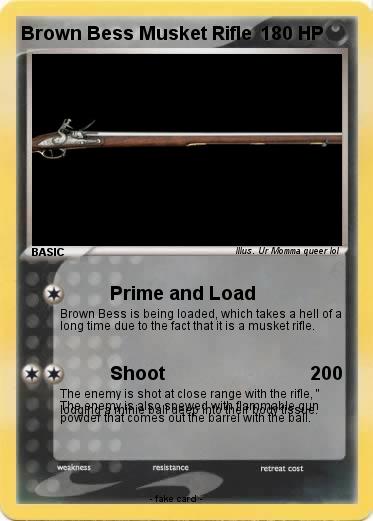 Pokemon Brown Bess Musket Rifle