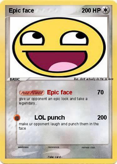 Pokemon Epic face