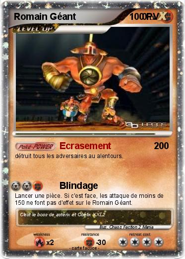 Pokemon Romain Géant                          0