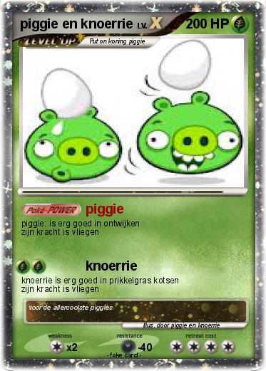 Pokemon piggie en knoerrie