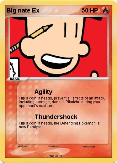 Pokemon Big nate Ex