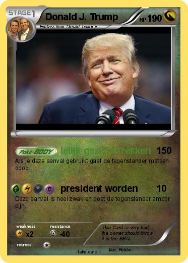 Pokemon Donald J. Trump
