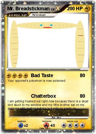 Pokemon Mr. Breadstickman