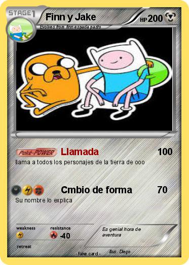Pokemon Finn y Jake