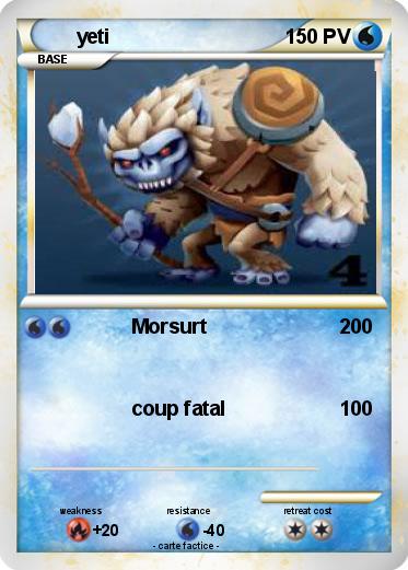 Pokemon yeti