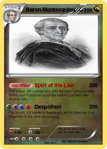 Pokemon Baron Montesquieu