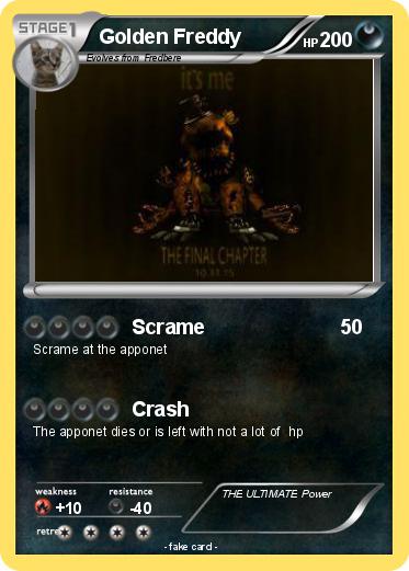 Pokemon Golden Freddy