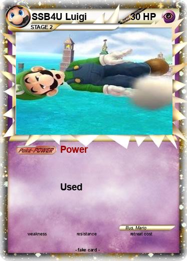Pokemon SSB4U Luigi