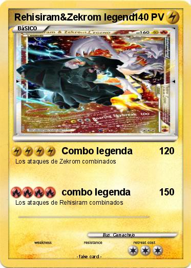 Pokemon Rehisiram&Zekrom legend