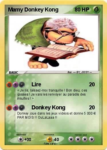 Pokemon Mamy Donkey Kong