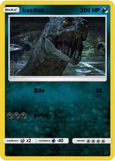 Pokemon basilisk