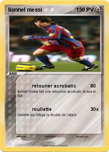Pokemon lionnel messi