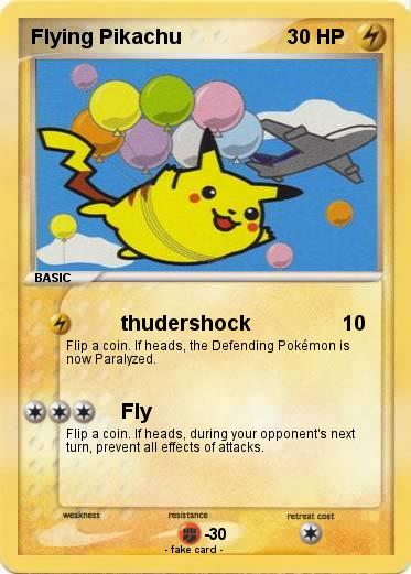 Pokemon Flying Pikachu