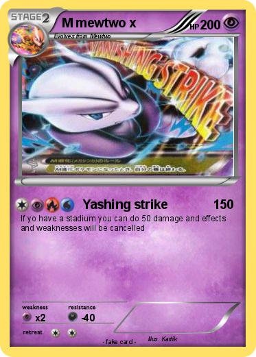 Pokemon M mewtwo x
