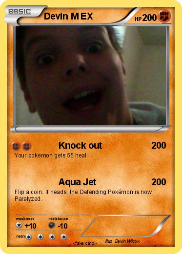 Pokemon Devin M EX