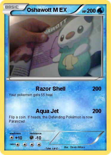 Pokemon Oshawott M EX