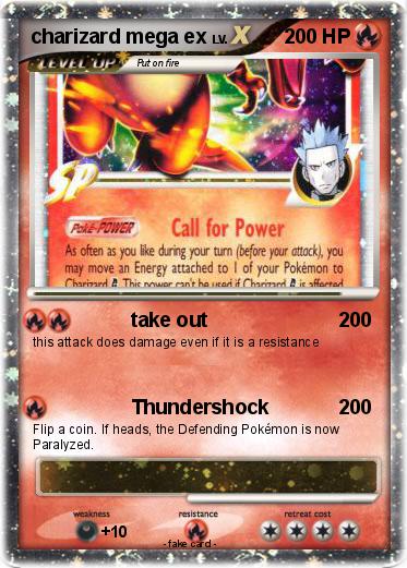 Pokemon charizard mega ex