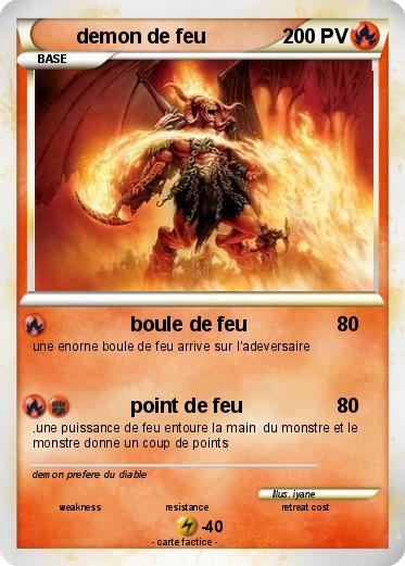 Pokemon demon de feu