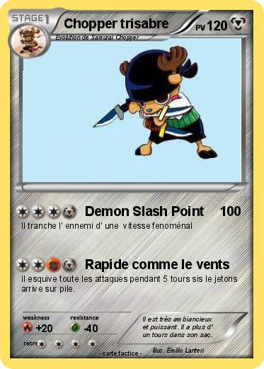 Pokemon Chopper trisabre
