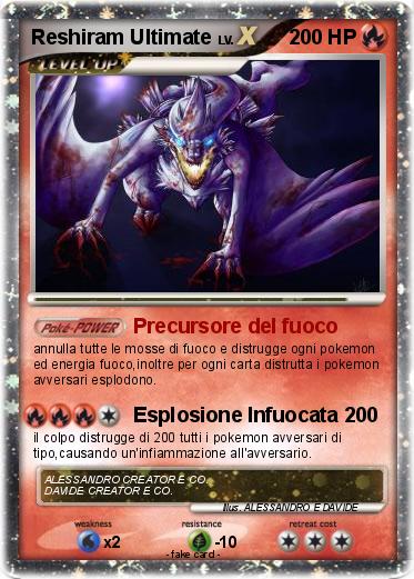 Pokemon Reshiram Ultimate