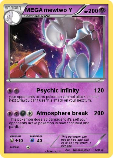 Pokemon MEGA mewtwo Y