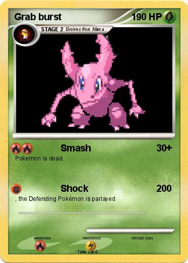 Pokemon Grab burst
