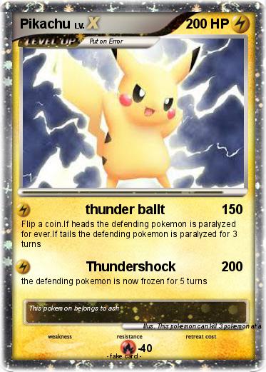 Pokemon Pikachu