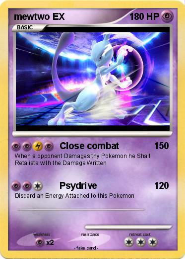 Pokemon mewtwo EX