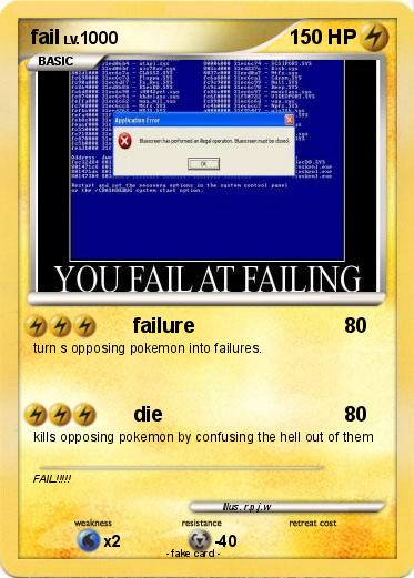 Pokemon fail
