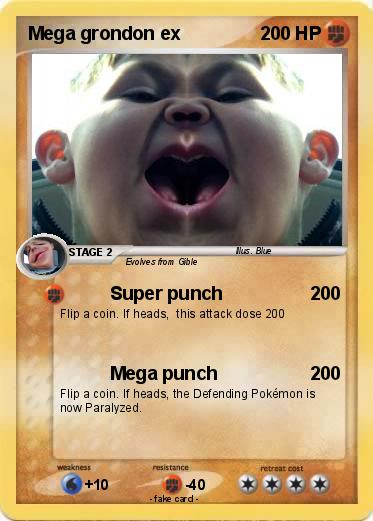 Pokemon Mega grondon ex