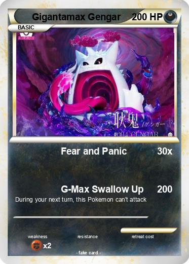 Pokemon Gigantamax Gengar