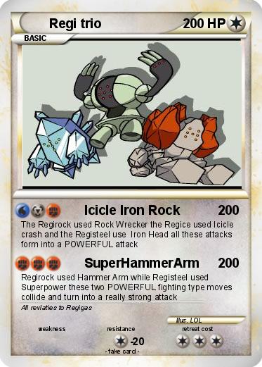 Pokemon Regi trio