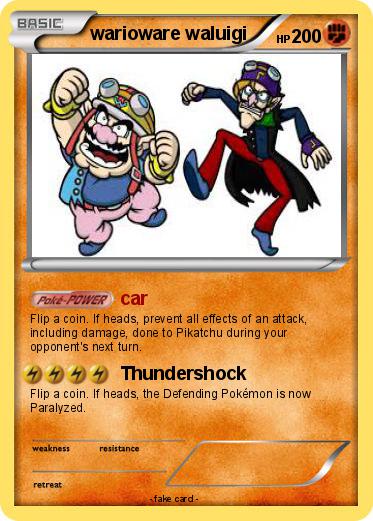 Pokemon warioware waluigi