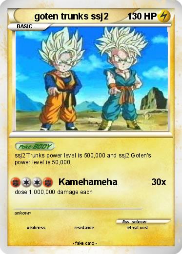 Pokemon goten trunks ssj2