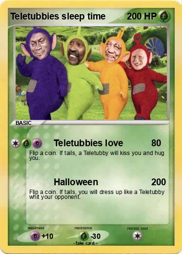 Pokemon Teletubbies sleep time
