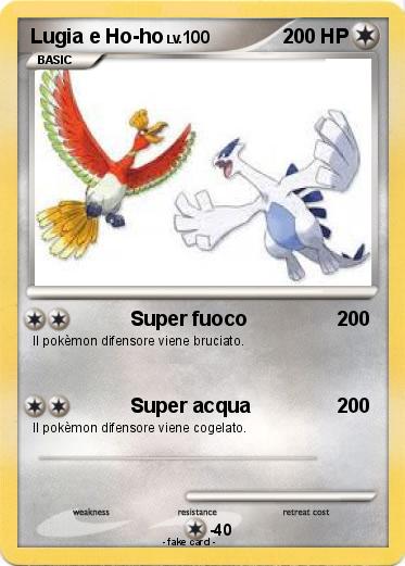 Pokemon Lugia e Ho-ho