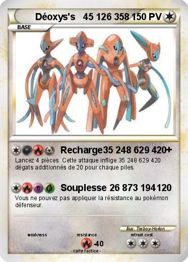 Pokemon Déoxys's   45 126 358