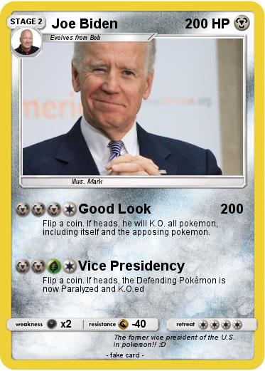 Pokemon Joe Biden