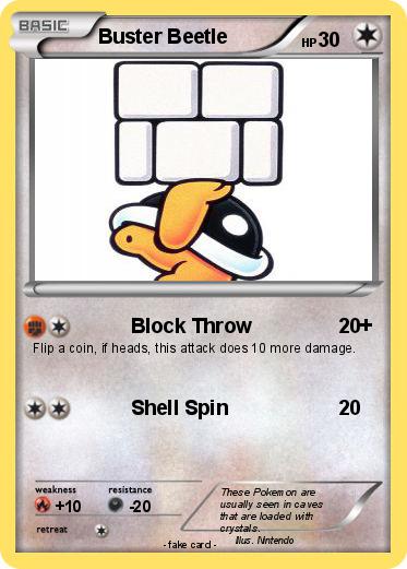 Pokemon Buster Beetle