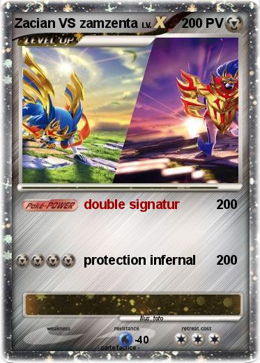 Pokemon Zacian VS zamzenta