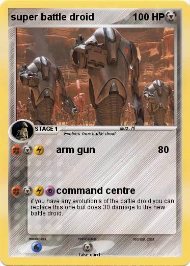 Pokemon super battle droid