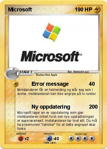 Pokemon Microsoft