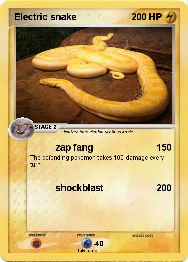 Pokemon Electric snake