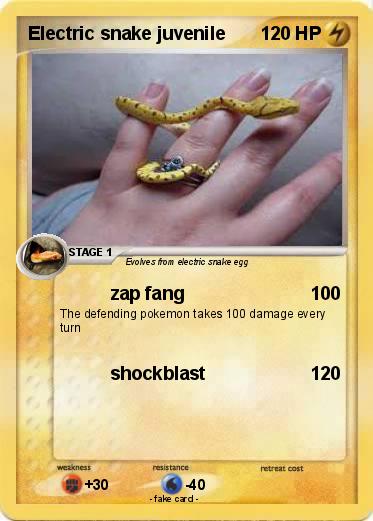 Pokemon Electric snake juvenile