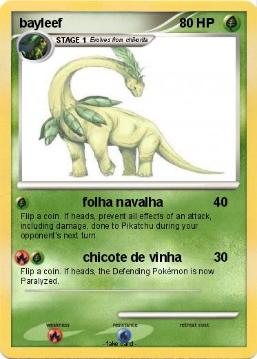 Pokemon bayleef