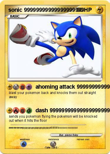 Pokemon sonic 99999999999999999999