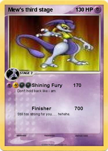 Pokemon Mew's third stage